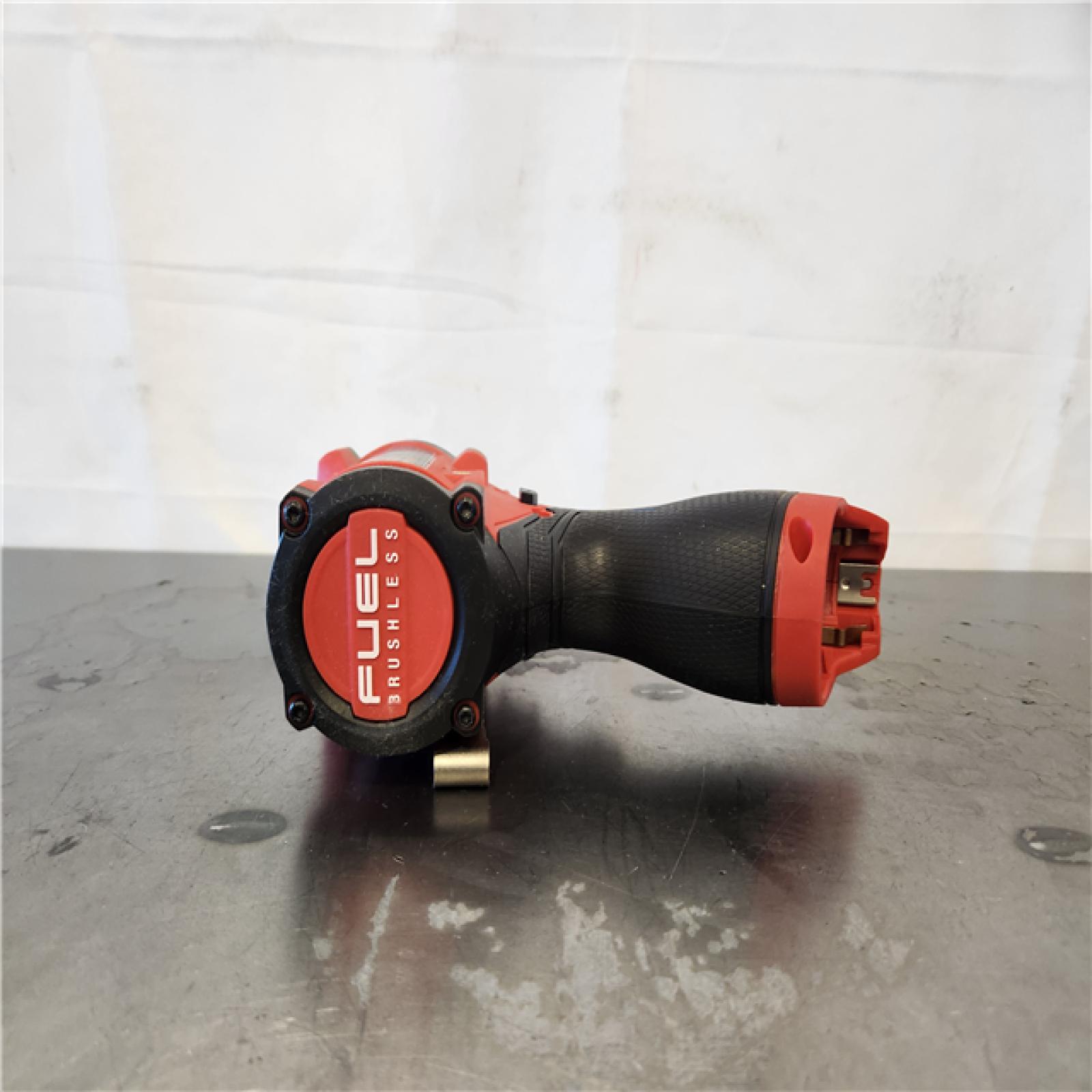AS-IS- Milwaukee FUEL 12V Lithium-Ion Brushless Cordless Stubby 3/8 in. Impact Wrench (Tool-Only)