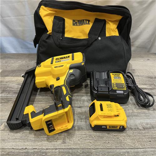 AS-IS DEWALT 20V MAX XR Lithium-Ion Cordless 18-Gauge Narrow Crown Stapler Kit