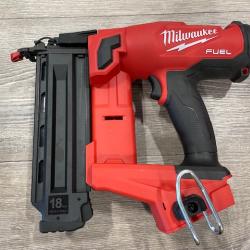 AS-IS Milwaukee FUEL 18-Volt Lithium-Ion Brushless Cordless Gen II 18-Gauge Brad Nailer (Tool-Only)