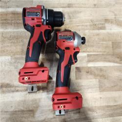 HOUSTON LOCATION - AS-IS Milwaukee 18V Lithium-Ion Brushless Cordless Compact Drill/Impact Combo Kit