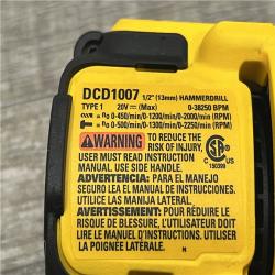 AS-IS DEWALT 20V XR Lithium-Ion Cordless Hammer Drill Kit