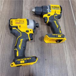 Dewalt DCK225D2 20V MAX ATOMIC Brushless Compact Lithium-Ion 1/2 in. Cordless Drill Driver and 1/4 in. Impact Driver Combo Kit with 2 Batteries 2 Ah