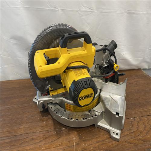 AS-IS DEWALT 15 Amp Corded 10 in. Compound Single Bevel Miter Saw