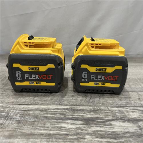 AS-IS DEWALT FLEXVOLT 20V/60V MAX Lithium-Ion 6.0Ah Battery Pack (2 Pack)