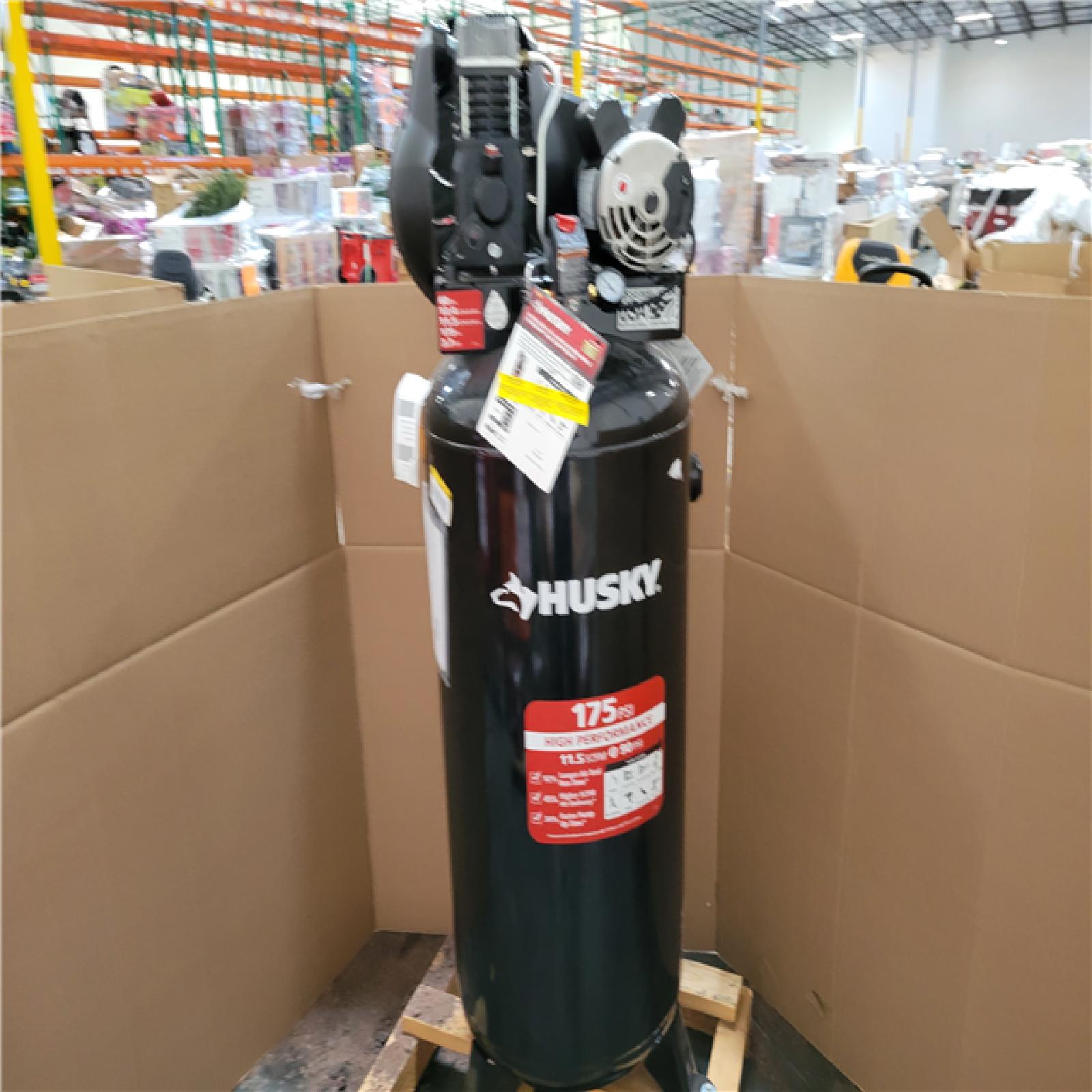 CALIFORNIA AS-IS HUSKY 175 PSI AIR COMPRESSOR