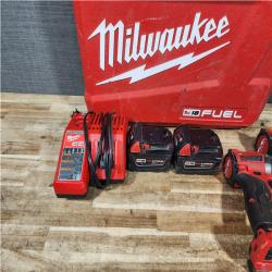HOUSTON LOCATION - AS - IS Milwaukee FUEL 18V Lithium-Ion Brushless Cordless Hammer Drill and Impact Driver Combo Kit