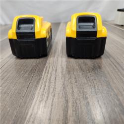 AS-IS - DEWALT 20V MAX XR Premium Lithium-Ion 5.0Ah Battery Pack (2 Pack)