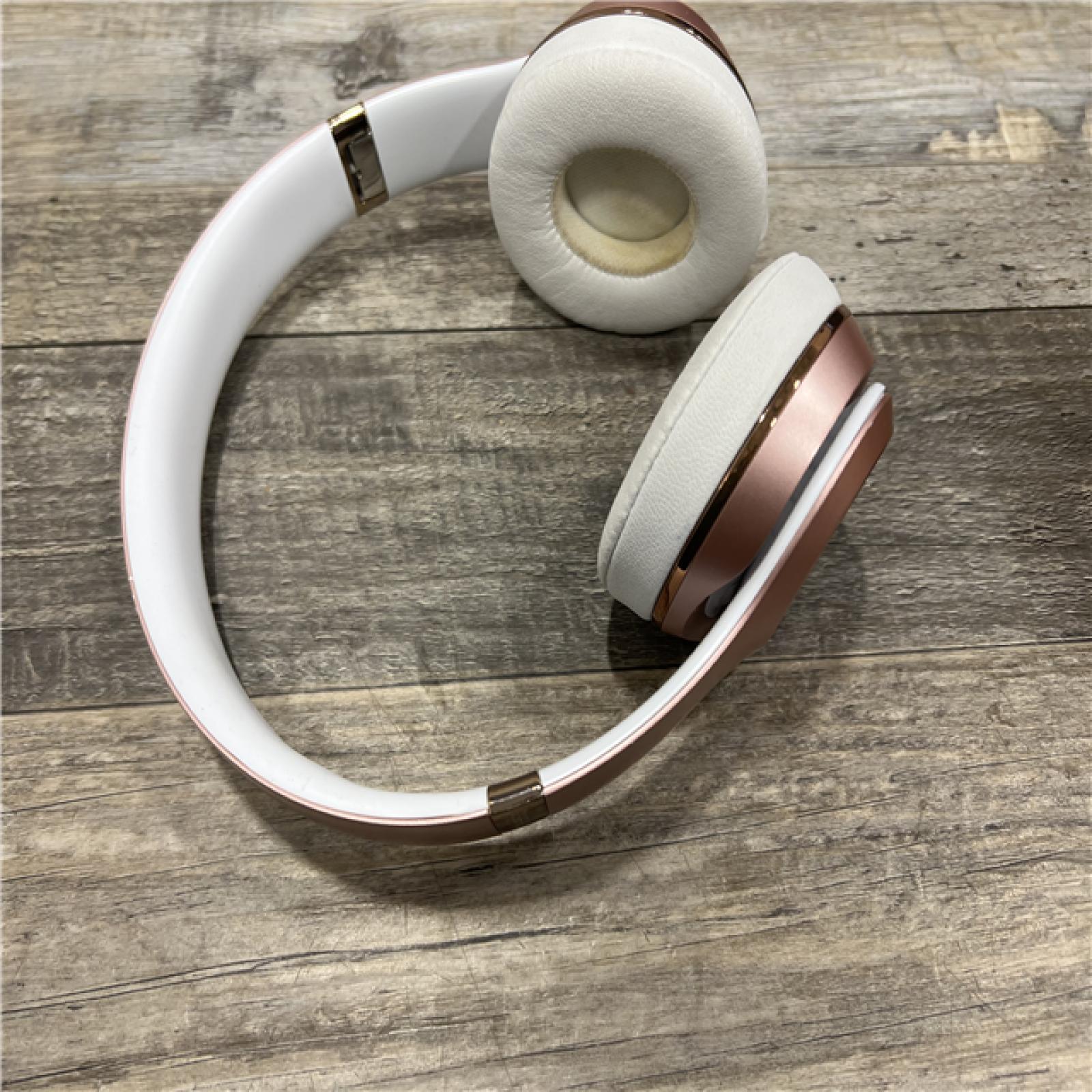AS-IS Beats Solo3 Wireless On-Ear Headphones -Rose Gold