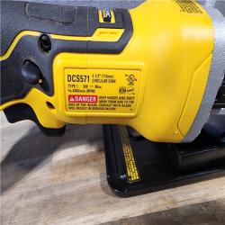 HOUSTON LOCATION - AS-IS DEWALT ATOMIC 20V MAX Cordless Brushless 4-1/2 in. Circular Saw (Tool Only)