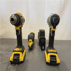 AS-IS- DeWalt 20V MAX ATOMIC Cordless Brushless 4-Tool Combo Kit