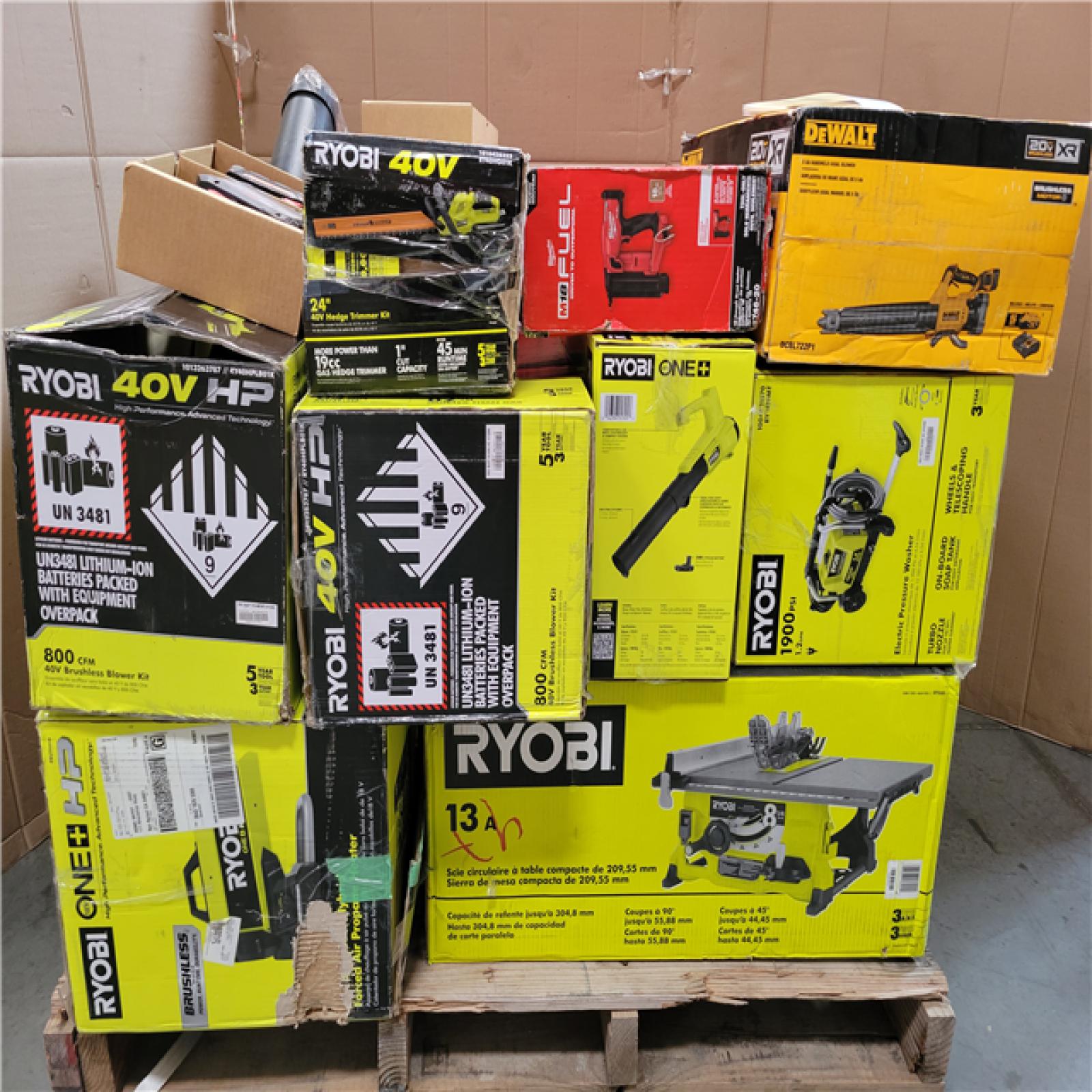 CALIFORNIA AS-IS TOOL PALLET