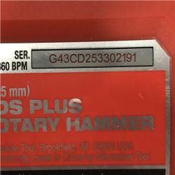 AS-IS Milwaukee 8 Amp Corded 1 in. SDS D-Handle Rotary Hammer