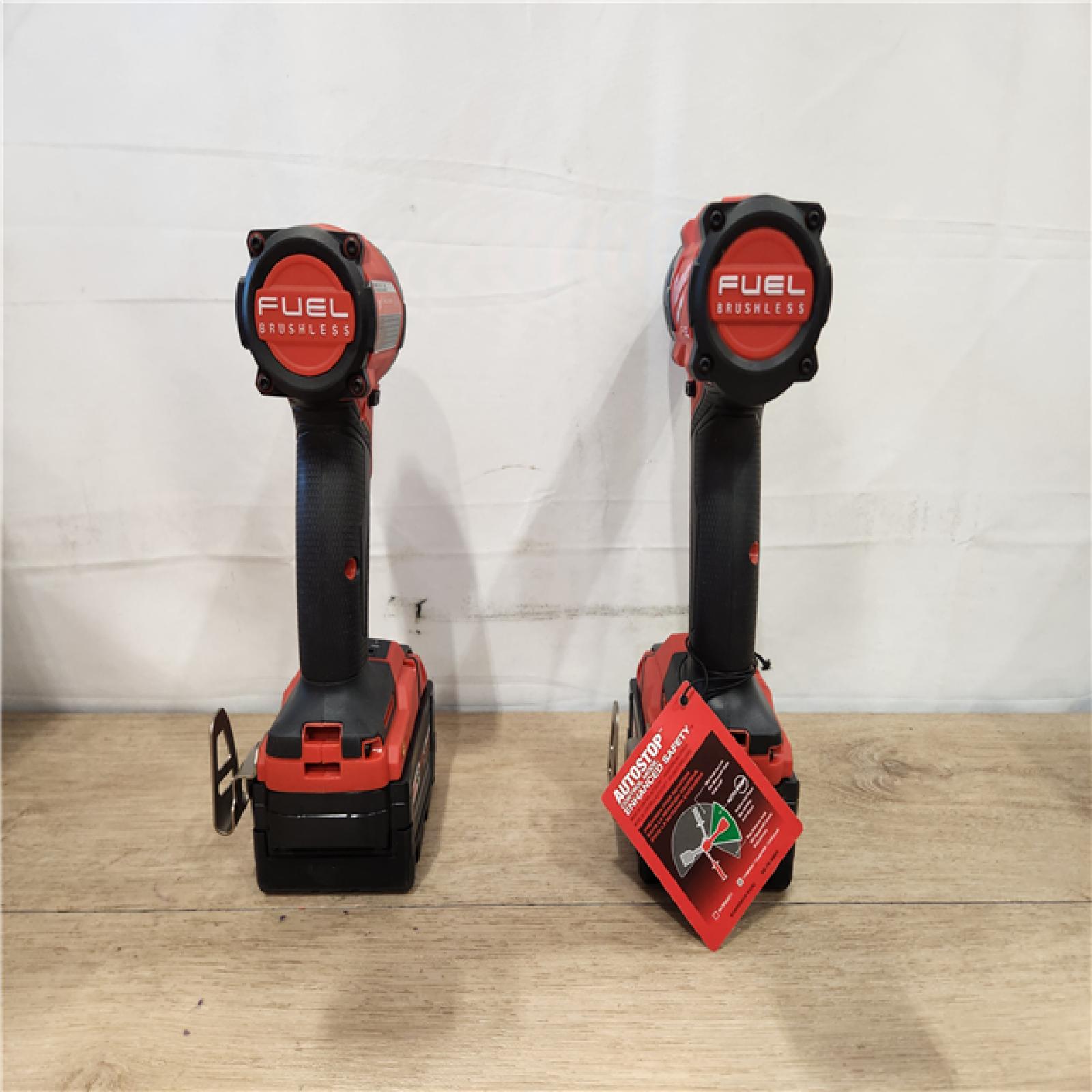 AS-IS- Milwaukee FUEL 18V Lithium-Ion Brushless Cordless Hammer Drill and Impact Driver Combo Kit