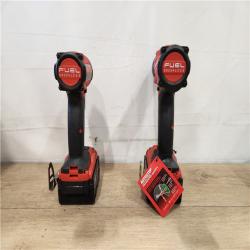AS-IS- Milwaukee FUEL 18V Lithium-Ion Brushless Cordless Hammer Drill and Impact Driver Combo Kit
