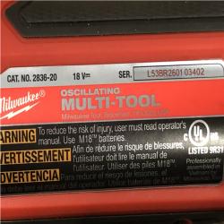 AS-IS Milwaukee FUEL 18V Lithium-Ion Cordless Brushless Oscillating Multi-Tool (Tool-Only)
