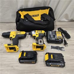 AS-IS DeWALT 20V MAX Cordless Drill Driver/Impact Driver Combo Kit