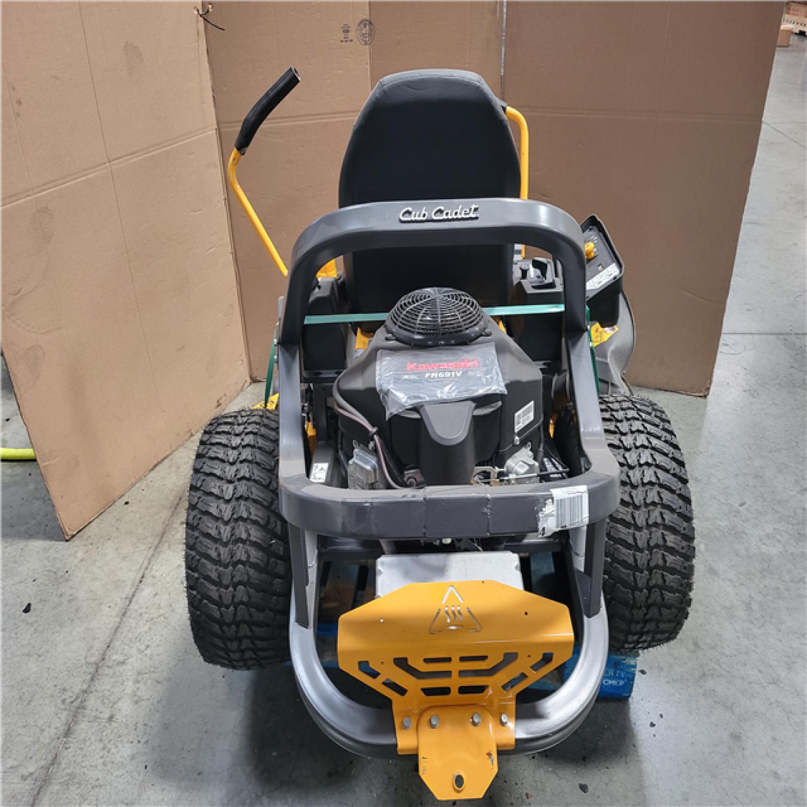 CALIFORNIA AS-IS CUB CADET ULTIMA Z2 50 IN. 23HP ZERO TURN MOWER AND 50/54