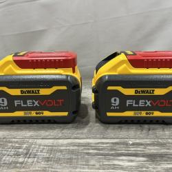 NEW - DEWALT FLEXVOLT 20V/60V MAX Lithium-Ion 9.0Ah Battery Pack (2 Pack)
