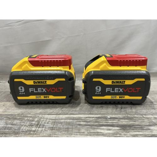 NEW - DEWALT FLEXVOLT 20V/60V MAX Lithium-Ion 9.0Ah Battery Pack (2 Pack)