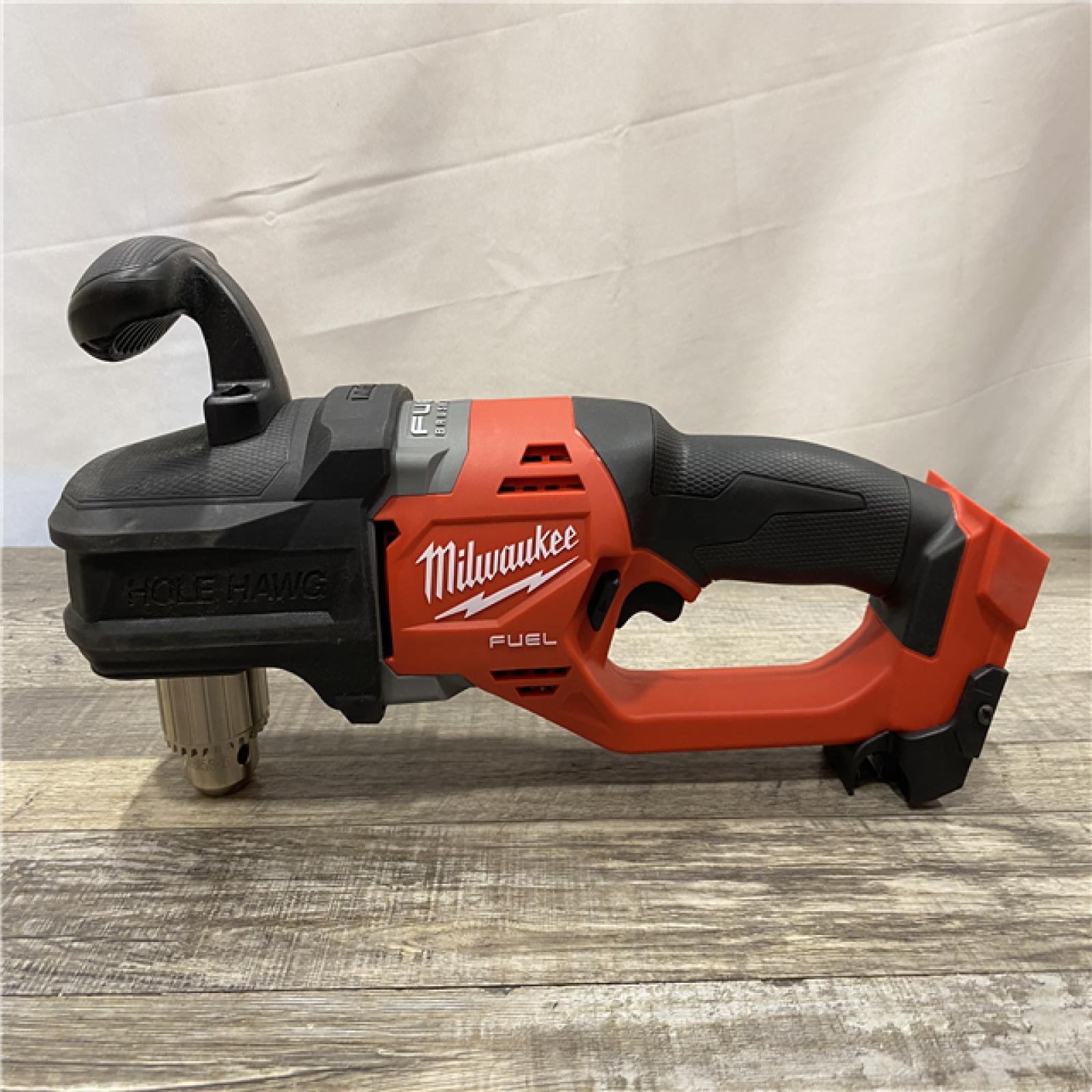 AS-IS Milwaukee FUEL GEN II 18V Lithium-Ion Brushless Cordless 1/2 in. Hole Hawg Right Angle Drill (Tool-Only)