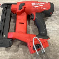 AS-IS Milwaukee FUEL 18-Volt Lithium-Ion Brushless Cordless 18-Gauge 1/4 in. Narrow Crown Stapler (Tool-Only)