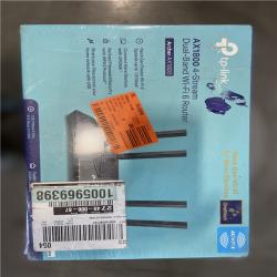 NEW! - TP-Link AX1800 WiFi 6 Router V4 (Archer AX21) – Dual Band Wireless Internet  Gigabit  Easy Mesh  Works with Alexa