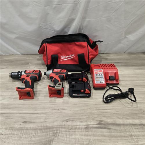 AS-IS Milwaukee M18 18V Cordless Drill/Driver High Performance Combo Kit