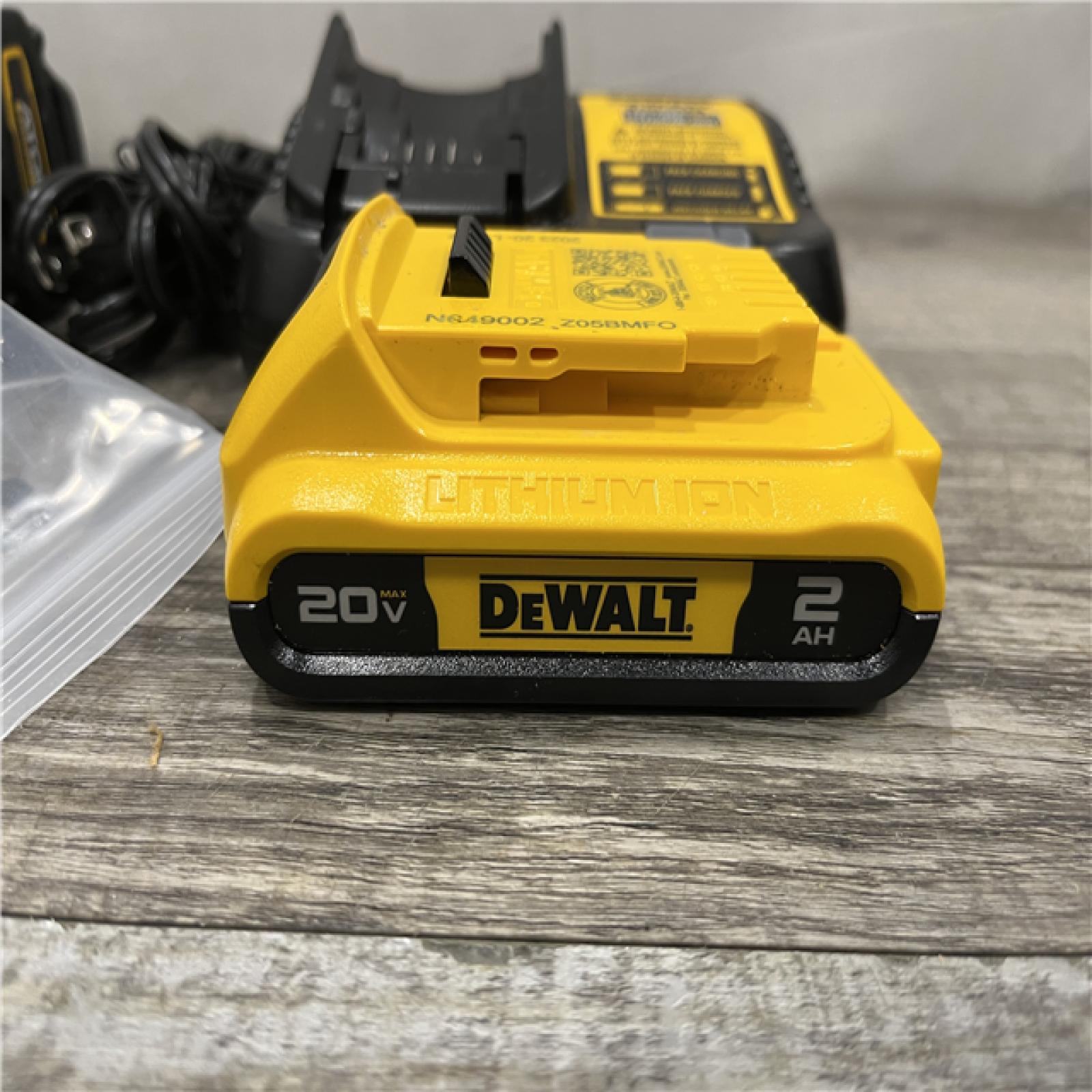 AS-IS DEWALT Atomic 20V Lithium-Ion Cordless Compact 1/2 in. Drill/Driver Kit