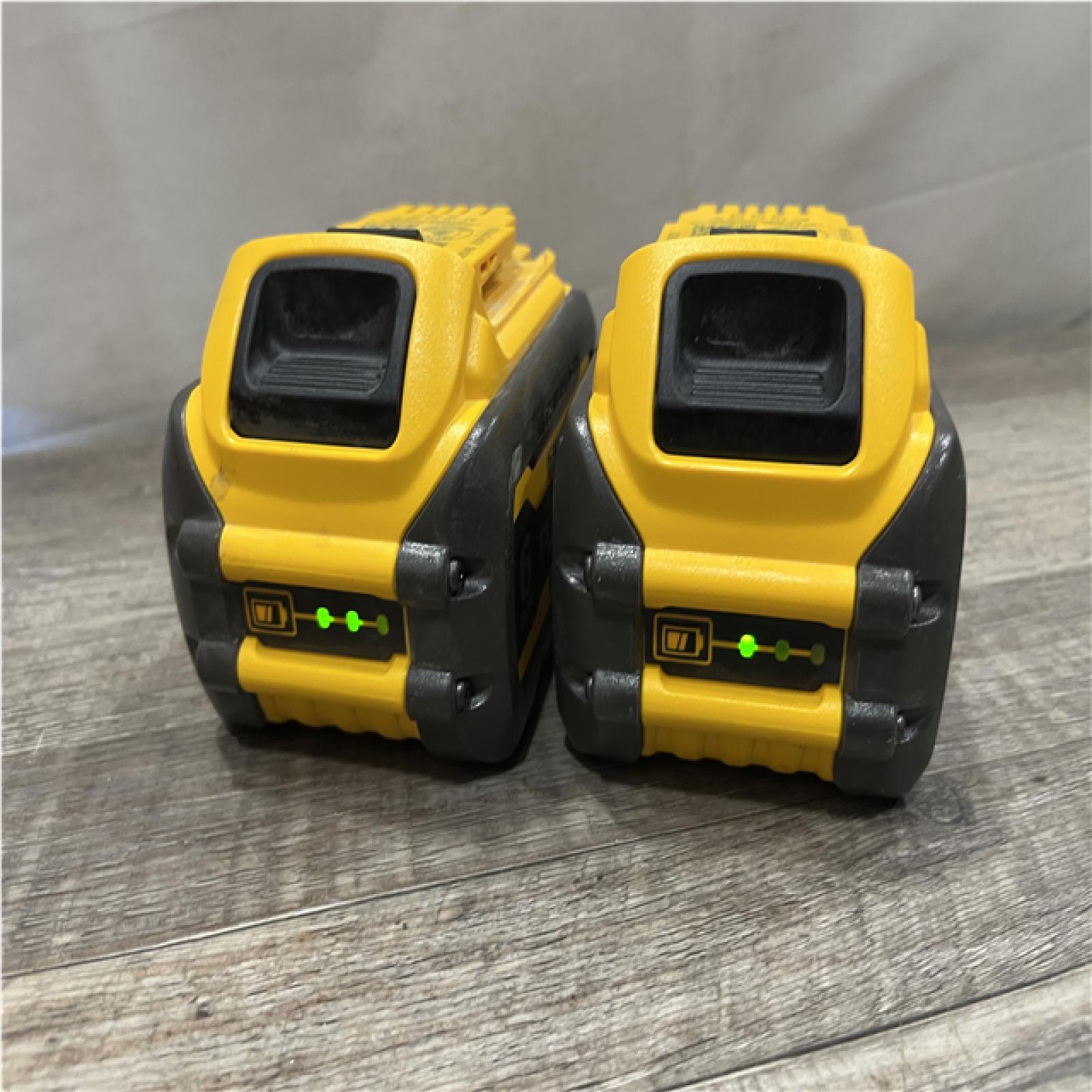 AS-IS DEWALT FLEXVOLT 20V/60V MAX Lithium-Ion 6.0Ah Battery Pack (2 Pack)