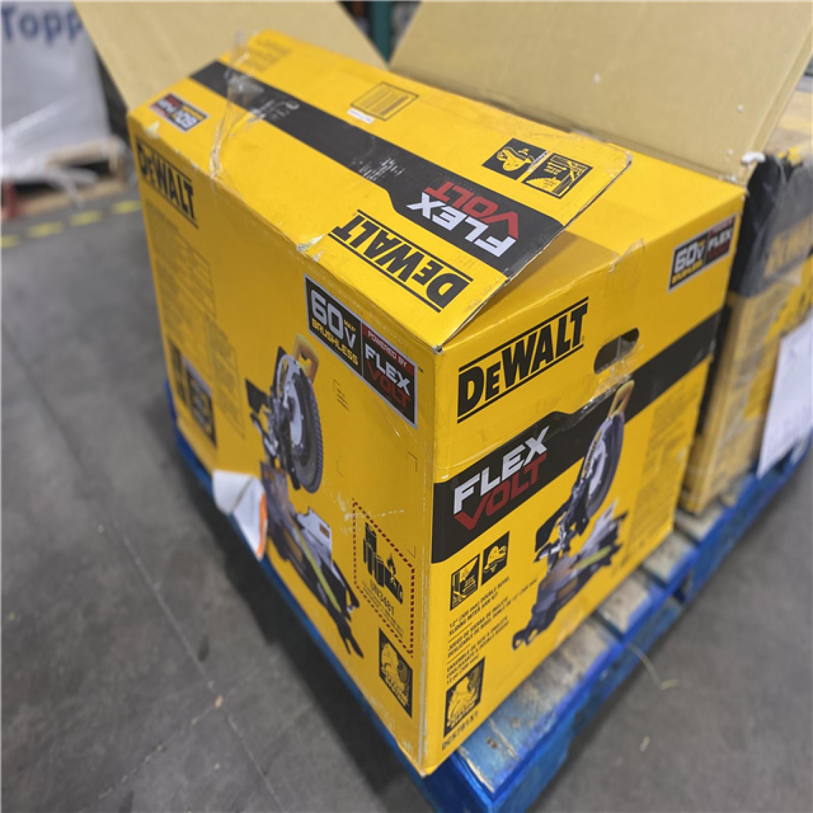 As-Is- DEWALT 60V Lithium-Ion 12 in. Cordless Sliding Miter Saw Kit with 9.0Ah Battery Pack