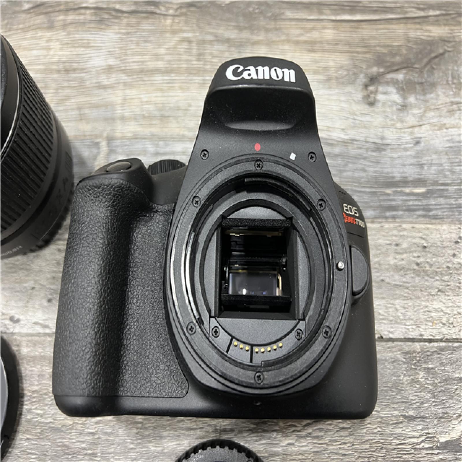 AS-IS Canon EOS Rebel T100 DSLR Camera w/ 18-55mm f/3.5-5.6 DC III Lens Kit