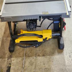 HOUSTON LOCATION - AS-IS DEWALT 10 in. 15 Amp 120V Site-Pro Compact Jobsite Table Saw