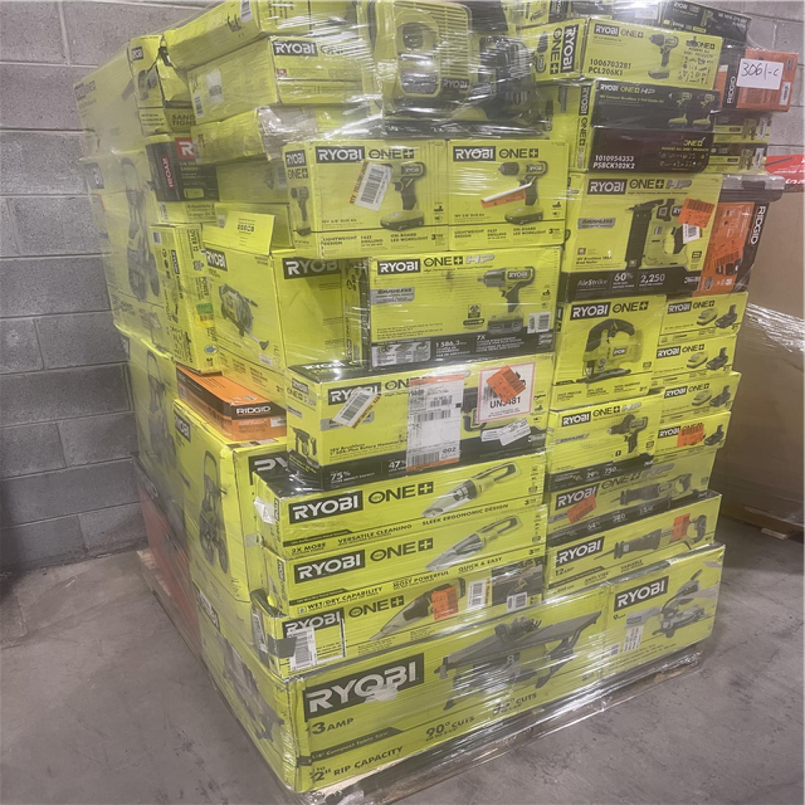 Pittston Location As-Is Power Tools Partial Truckload (6 pallets) 3061-C
