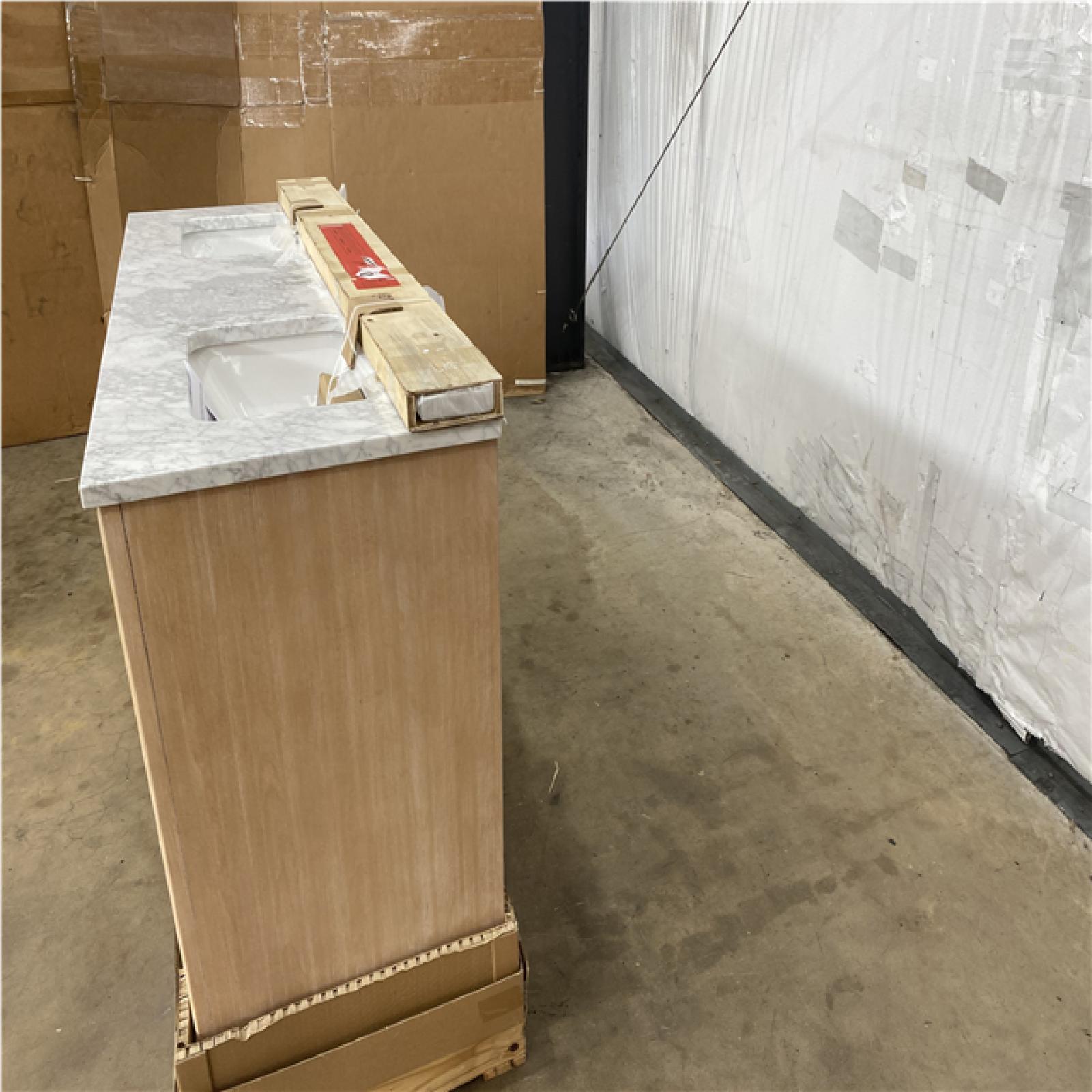 Houston Location - AS-IS home improvement pallet NANTERRE 61 IN VANITY