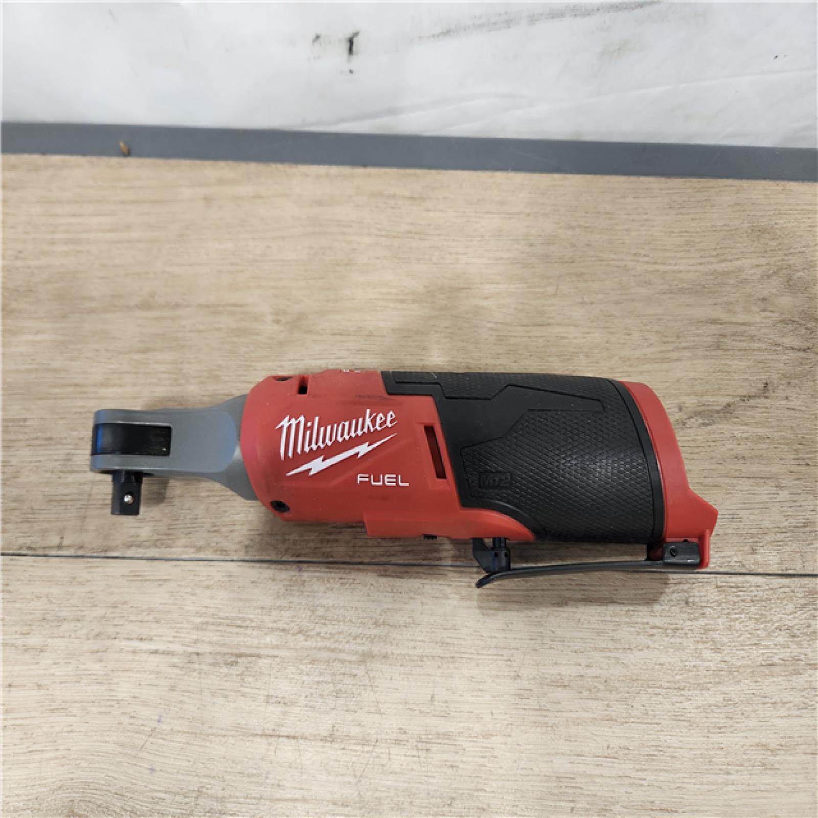 AS-IS- Milwaukee  FUEL 12-Volt Lithium-Ion Brushless Cordless High Speed 3/8 in. Ratchet (Tool-Only)
