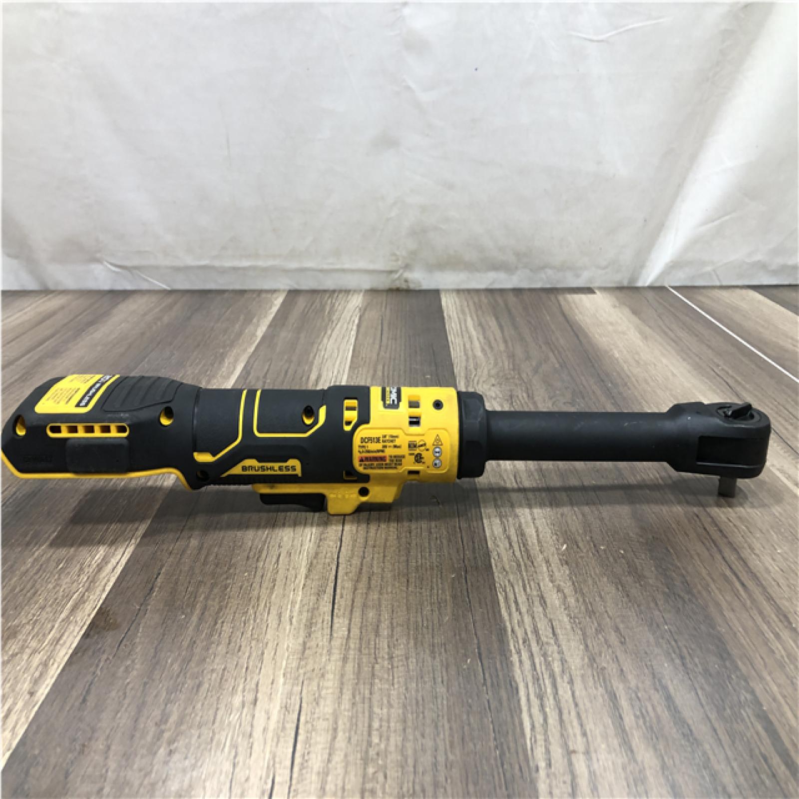 AS-IS DEWALT ATOMIC 20V MAX 3/8 in. Extended Reach Cordless Ratchet (Tool Only)