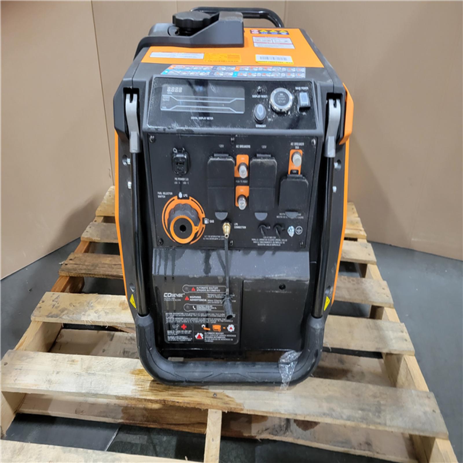 CALIFORNIA AS-IS GENERAC PORTABLE GENERATOR