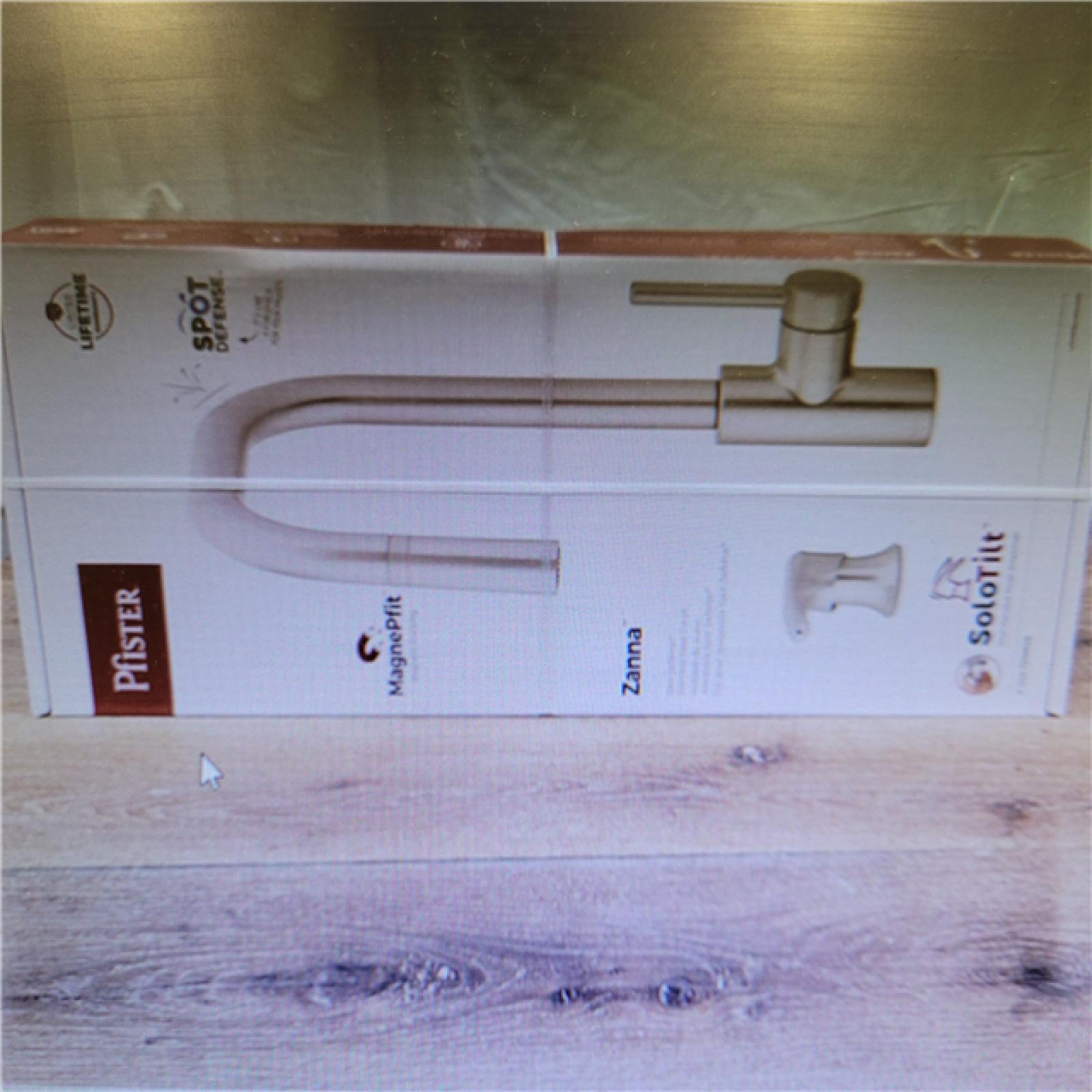 NEW! Pfister Zanna Pull Down Sprayer Kitchen Faucet with Deckplate and Soap Dispenser in Spot Defense Stainless Steel