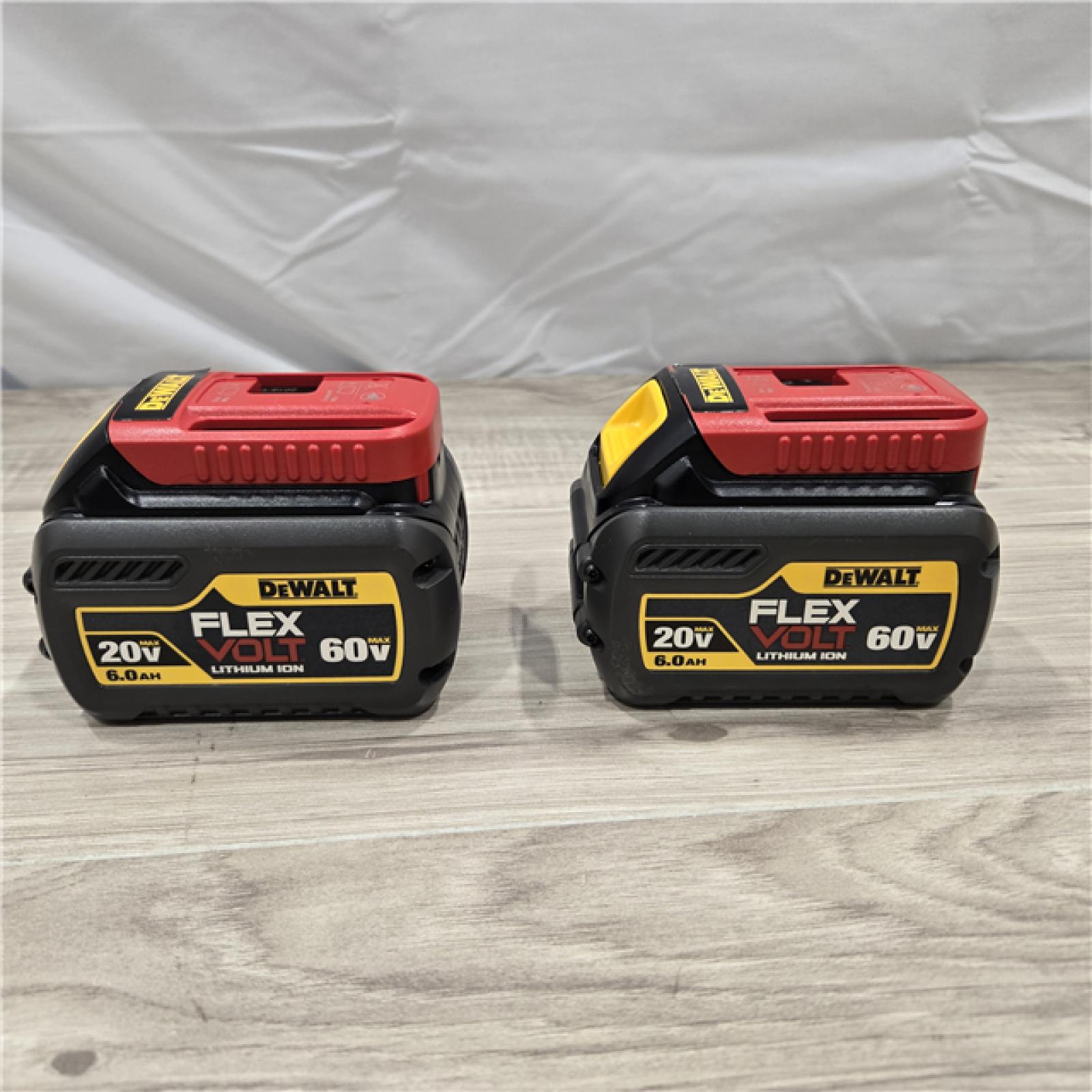 LIKE NEW! - DEWALT FLEXVOLT 20V/60V MAX 6.0Ah Battery Pack (2-Pack)