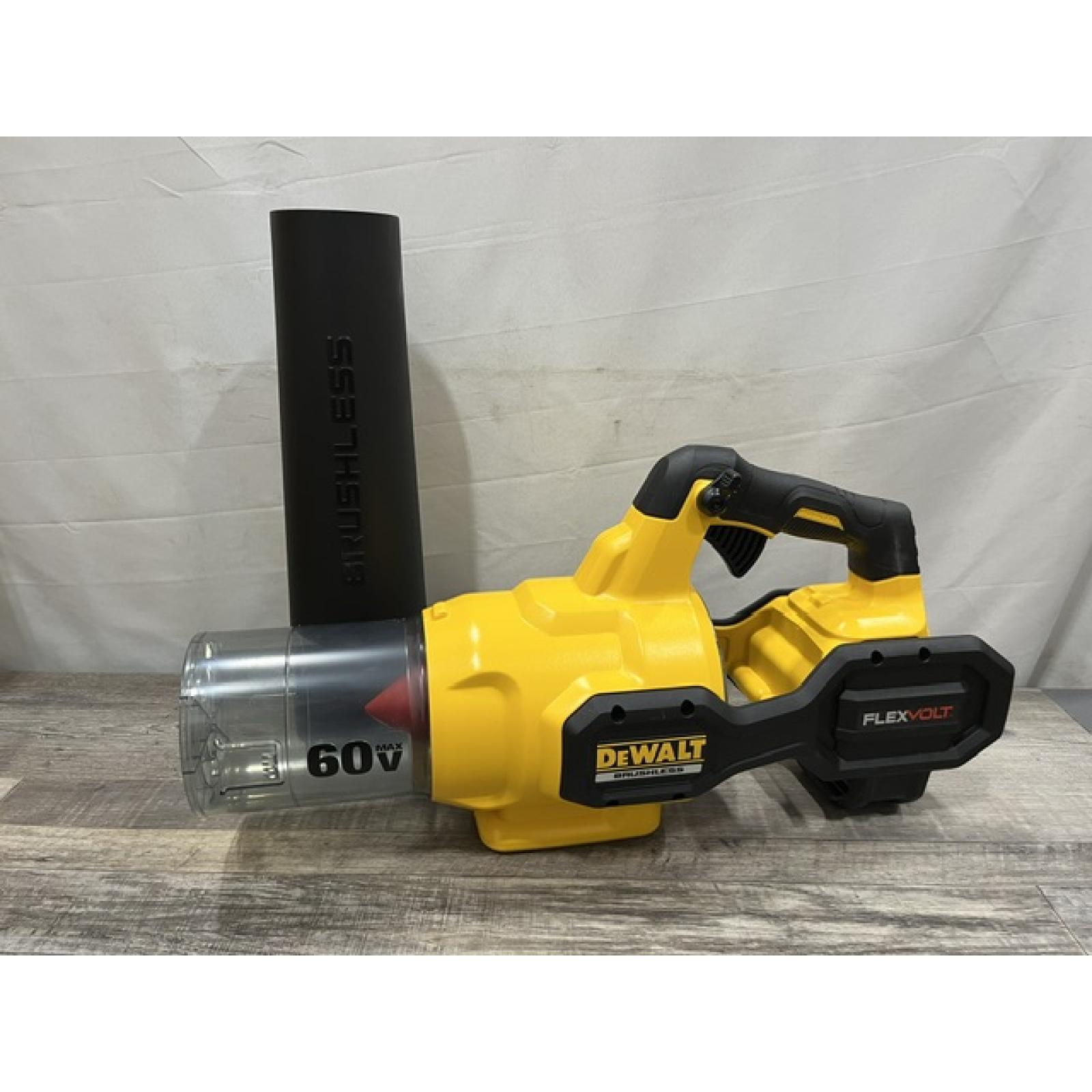 AS-IS DEWALT FLEXVOLT 60V MAX 125 MPH 600 CFM Brushless Cordless Battery Powered Blower (Tool Only)