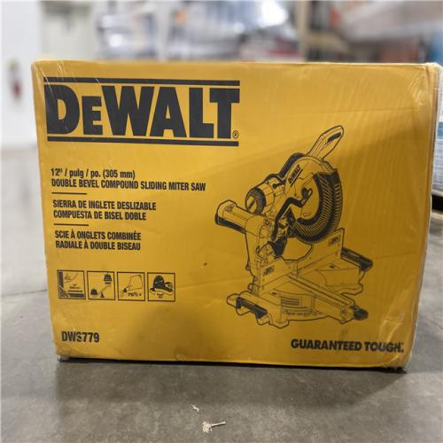 NEW- DeWalt 15 Amps 12 in. Corded Dual-Bevel Sliding Compound Miter Saw