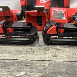 AS-IS Milwaukee 18V Lithium-Ion Brushless Cordless Compact Drill/Impact Combo Kit