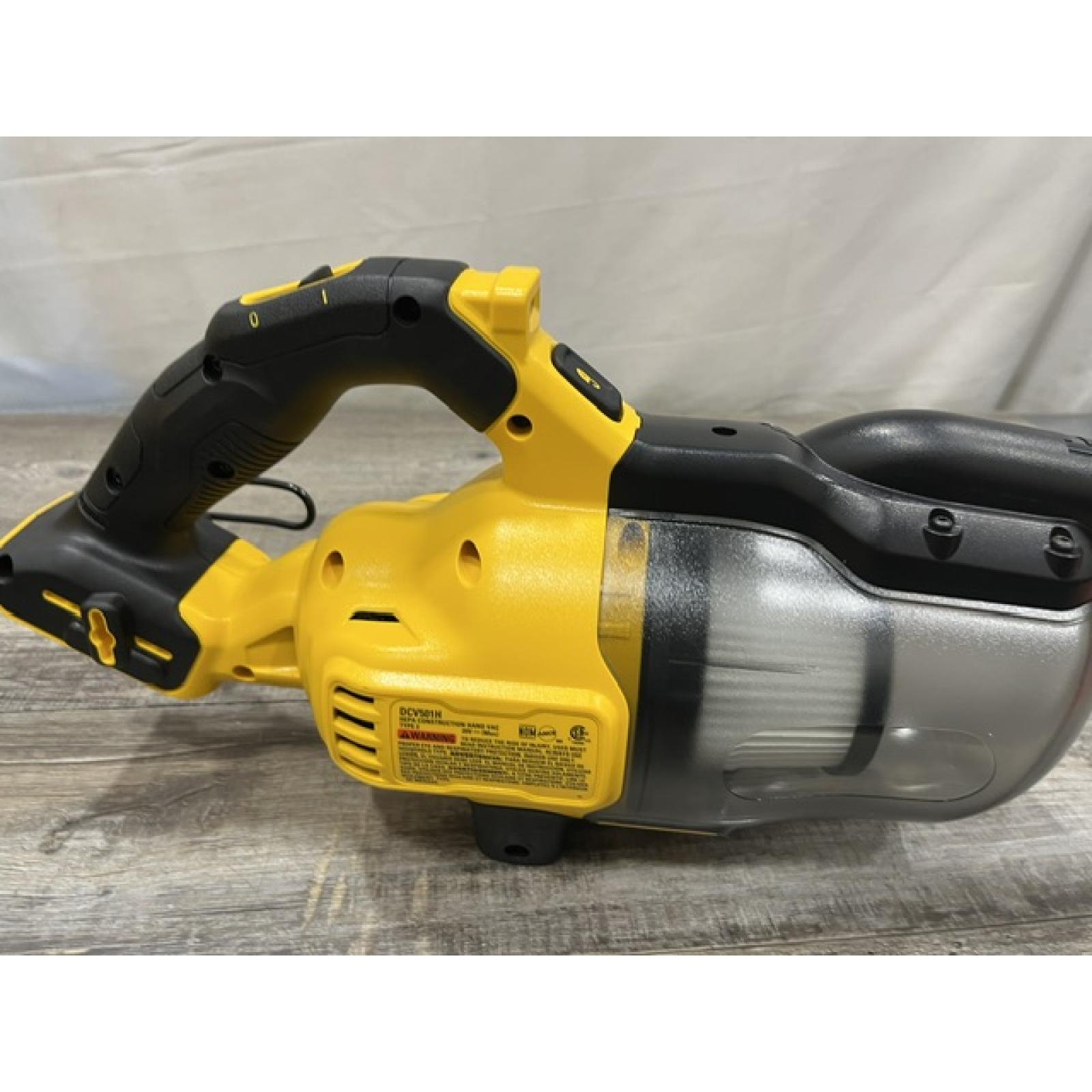 AS-IS DEWALT Bagless 20V MAX Stick Cordless General Dirt Filter Handheld Vacuum (Tool Only)