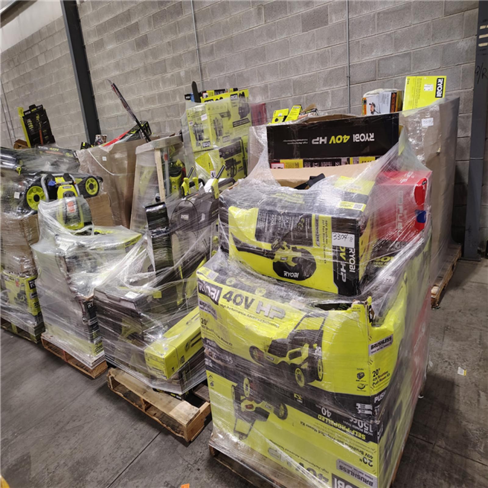 Pittston Location As-Is Power Tools Partial Truckload (16 Pallets) 3304-B