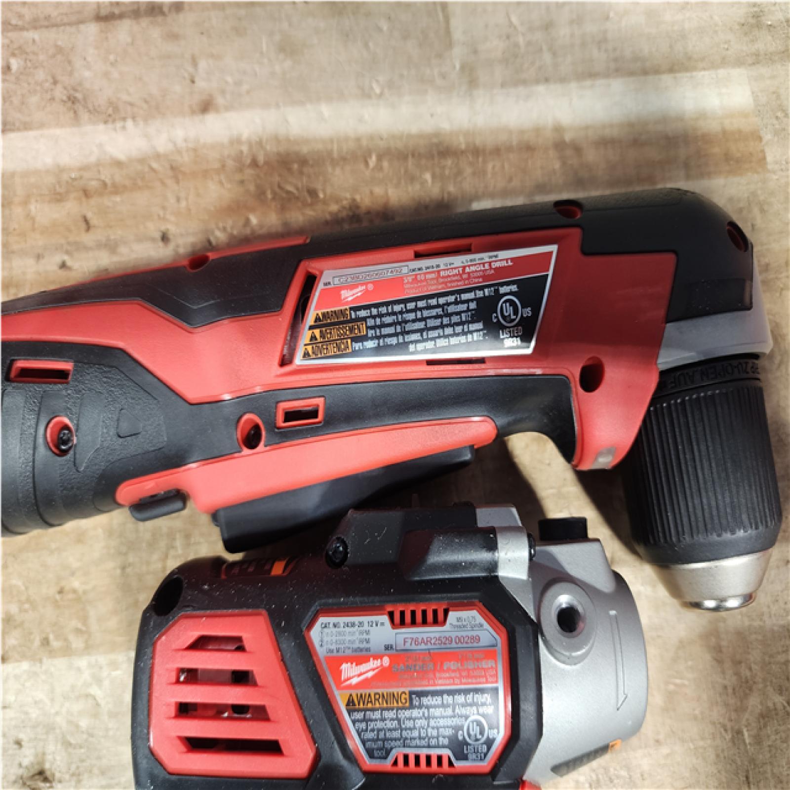 Houston Location AI-IS Milwaukee Sander/Polisher and Right Angle Drill