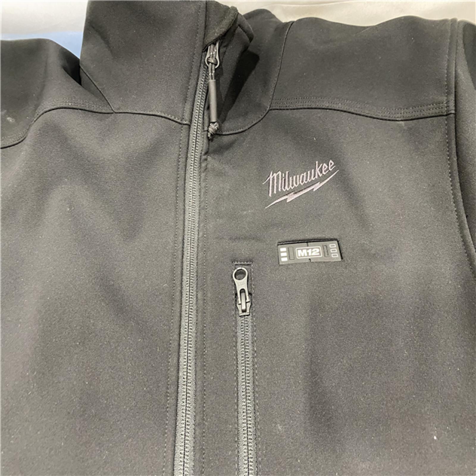 AS-IS Milwaukee Men's X-Large 12V Lithium-Ion Cordless TOUGHSHELL Black Heated Jacket (Jacket Only)