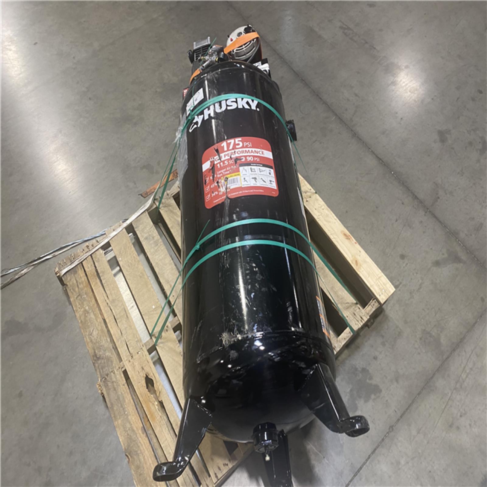 Dallas Location - As-Is Husky C603H Stationary Electric Air Compressor