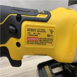 AS-IS DEWALT ATOMIC 20V MAX Cordless Brushless 4-1/2 in. Circular Saw (Tool Only)