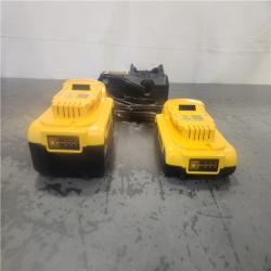 AS-IS- DEWALT 20V MAX Lithium-Ion Battery Kit with 5.0Ah and 2.0Ah Battery and Charger