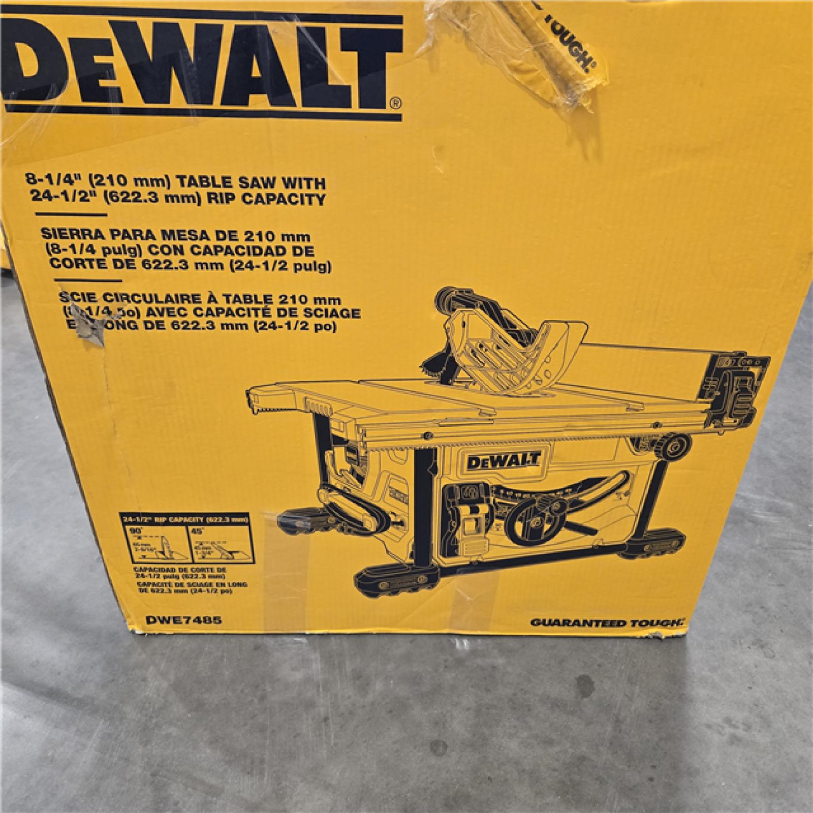 AS-IS DeWalt 15 Amps Corded 8-1/4 in. Compact Table Saw